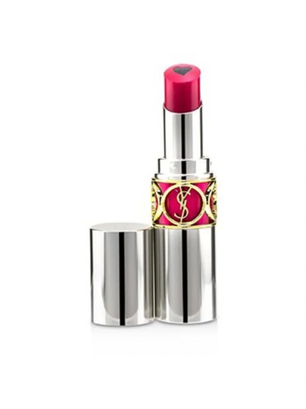 BNIB Yves Saint Laurent Volupte Plump-in-Color Plumping Lip Balm~Insane Pink (3)